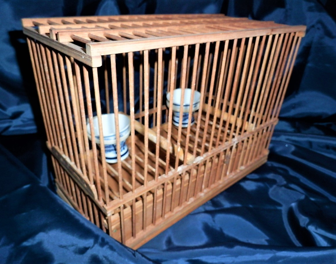 ◆鳥篭 日本竹工芸 竹細工◆拍卖