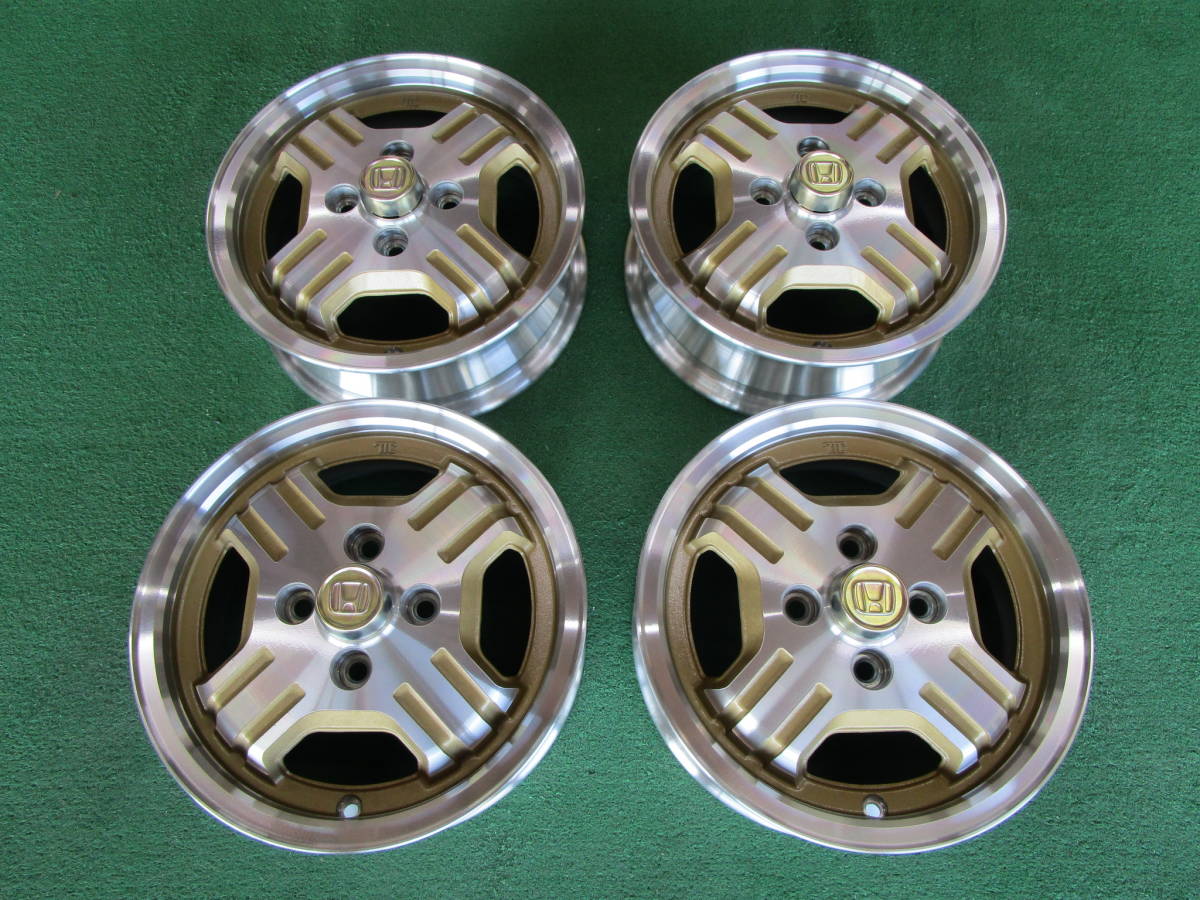 希少 未使用 ホンダ スーパーシビック CX-S 純正 アルミホイール4本 ENKEI製 SL SS SR 13×4.5J+45 pcd100 熊本 送料安い 3000円~拍卖