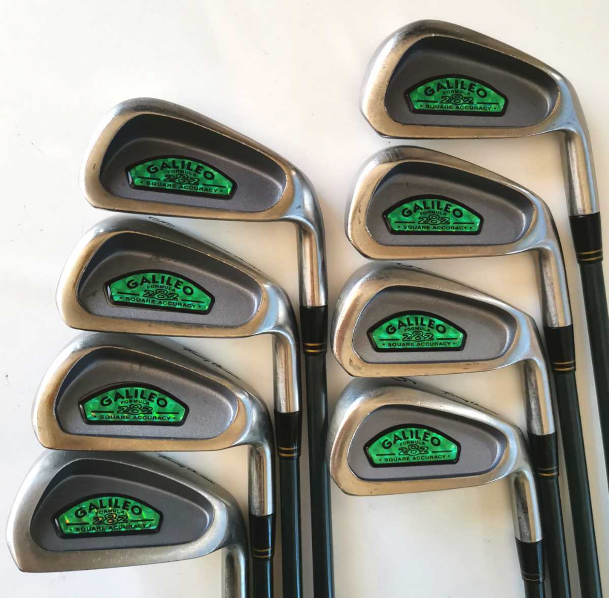 超希少・超レア【Tommy Armour・トミーアーマー】ガリレオ282・GALILEO282 #3~#9 アイアン #SW #PT 9本セット+ 訳あり オマケ PW 拍卖