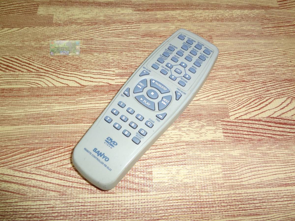 A03 ★送料無料★安心の不良返品保証付★即決★スピード発送★ サンヨー / DVD リモコン / RB-SL22 拍卖