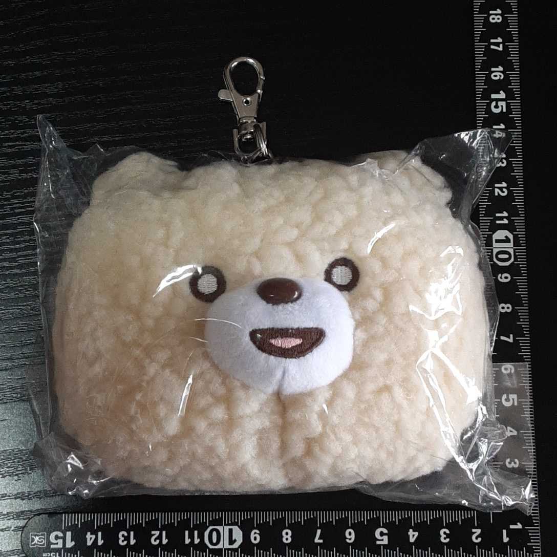 超素敵☆こまりくま☆フェイス☆ぬいぐるみ☆リール式☆パスケース☆拍卖