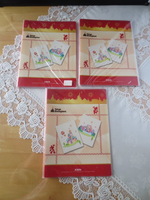 ★KIRINオリジナル・東京ディズ二―リゾート・ポストカードファイル3冊セット 拍卖