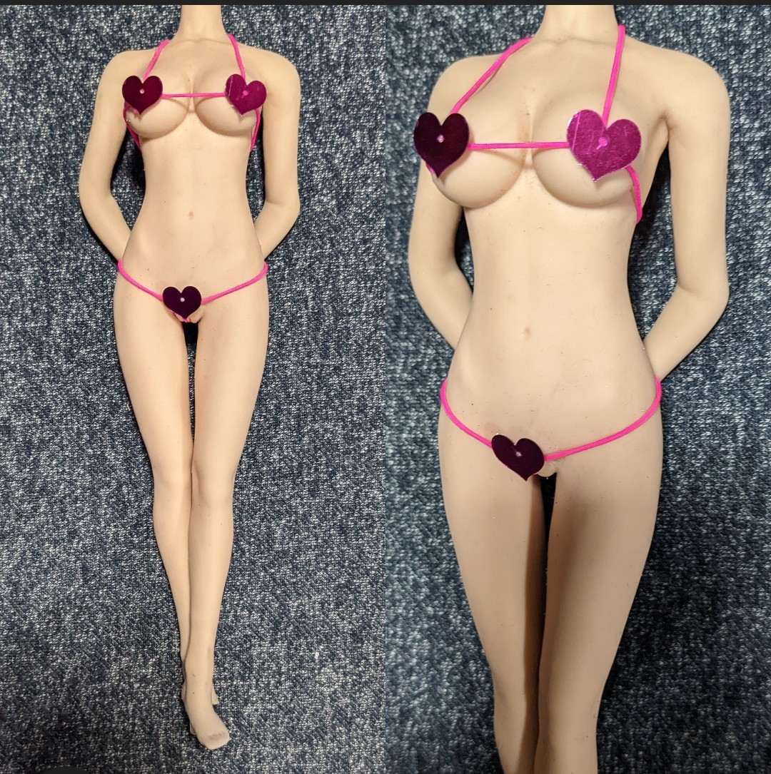 1/6ドール用 TBLeague ファイセンS07 クールガール ネオンピンク ハートビキニ拍卖