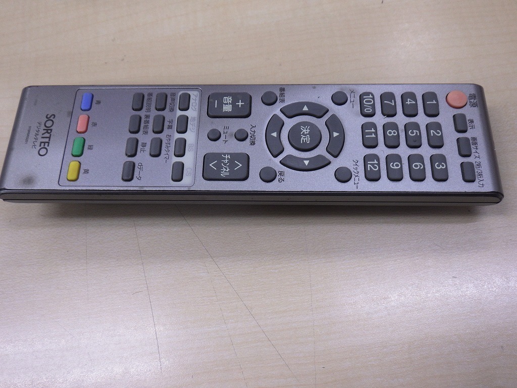 ■SORTEO テレビリモコン 076R0RS021 送料無料【K0113】拍卖