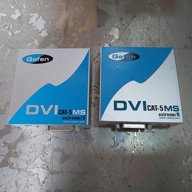 ◆送料無料!Gefen DVI延長機 EXT-DVI-CAT5-MS ゲフィン 2個で1セット 2セットまで同梱できます【J0214】拍卖