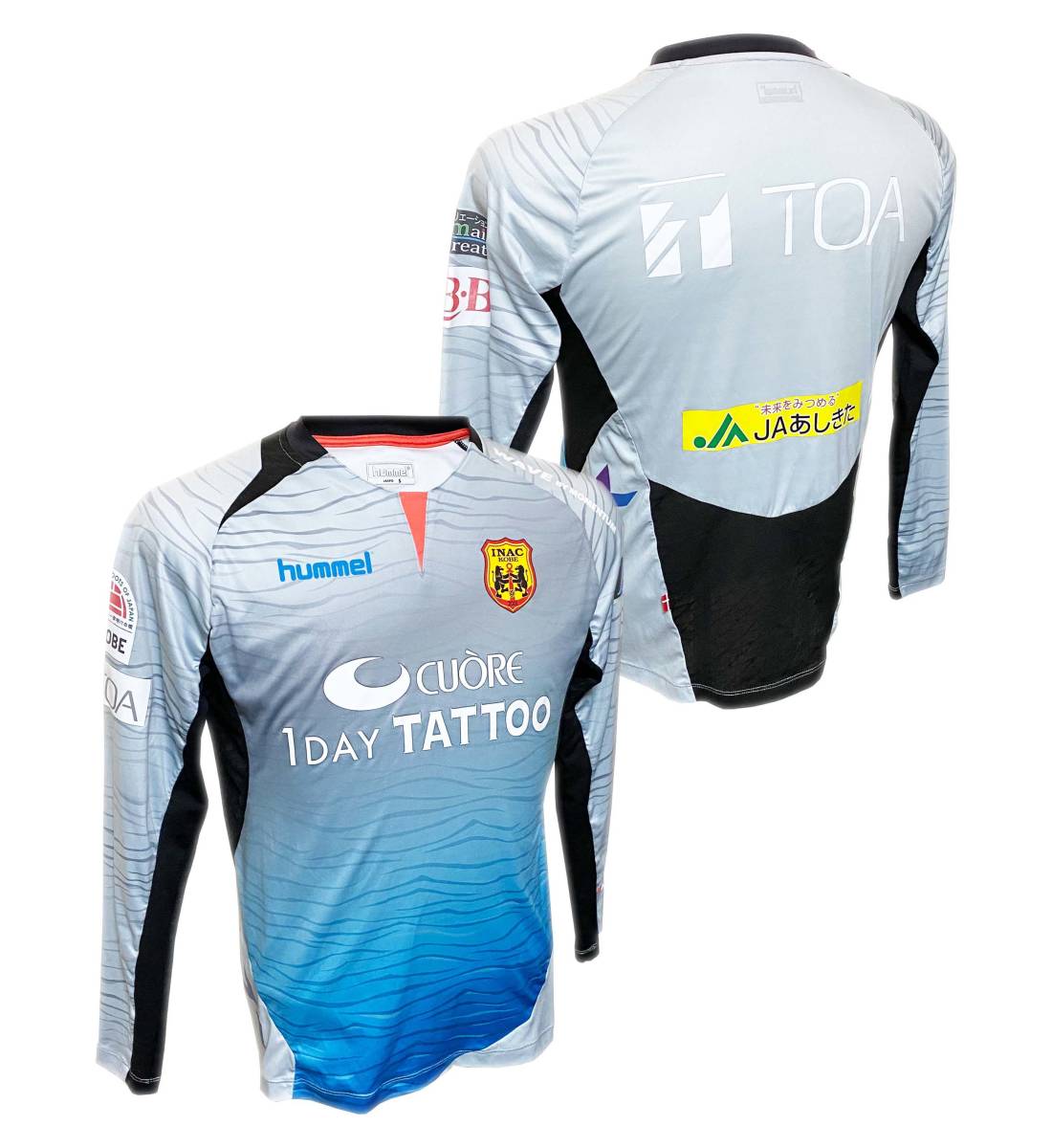 ■中古■ヒュンメル■INAC神戸レオネッサ トレーニングシャツ■長袖■Sサイズ■なでしこリーグ WEリーグ拍卖