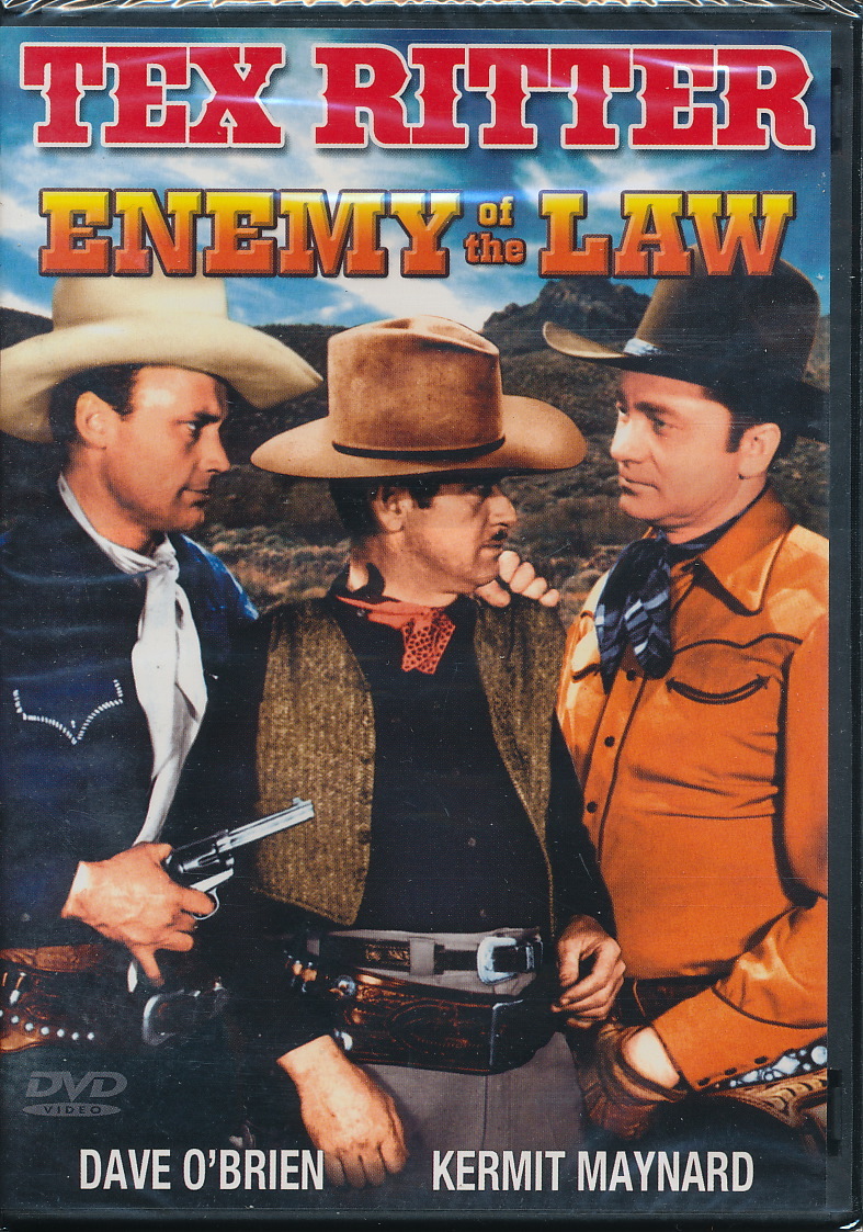 未開封・輸入盤・西部劇DVD 『ENEMY OF THE LAW』 Tex Ritter テックス・リッター主演拍卖