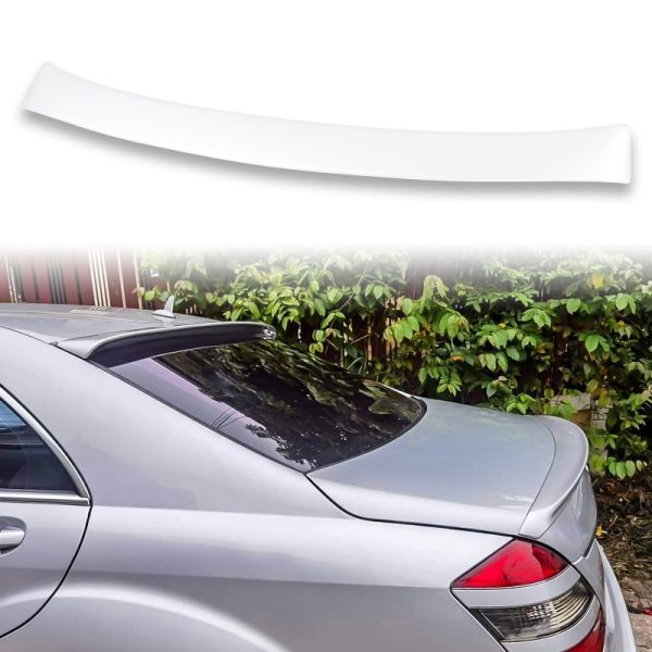 純正色塗装済 ABS製 ルーフ スポイラー メルセデスベンツ用 Sクラス W221 Lタイプ ポン付け カラーコード:650 QRS-28209拍卖