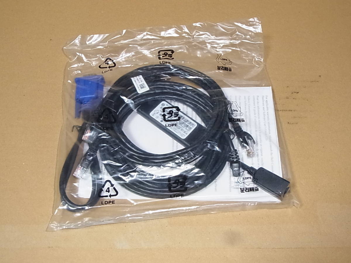★未使用★DELL KVMケーブル/SIP USB~IP/RJ45タイプ (RC0923)拍卖