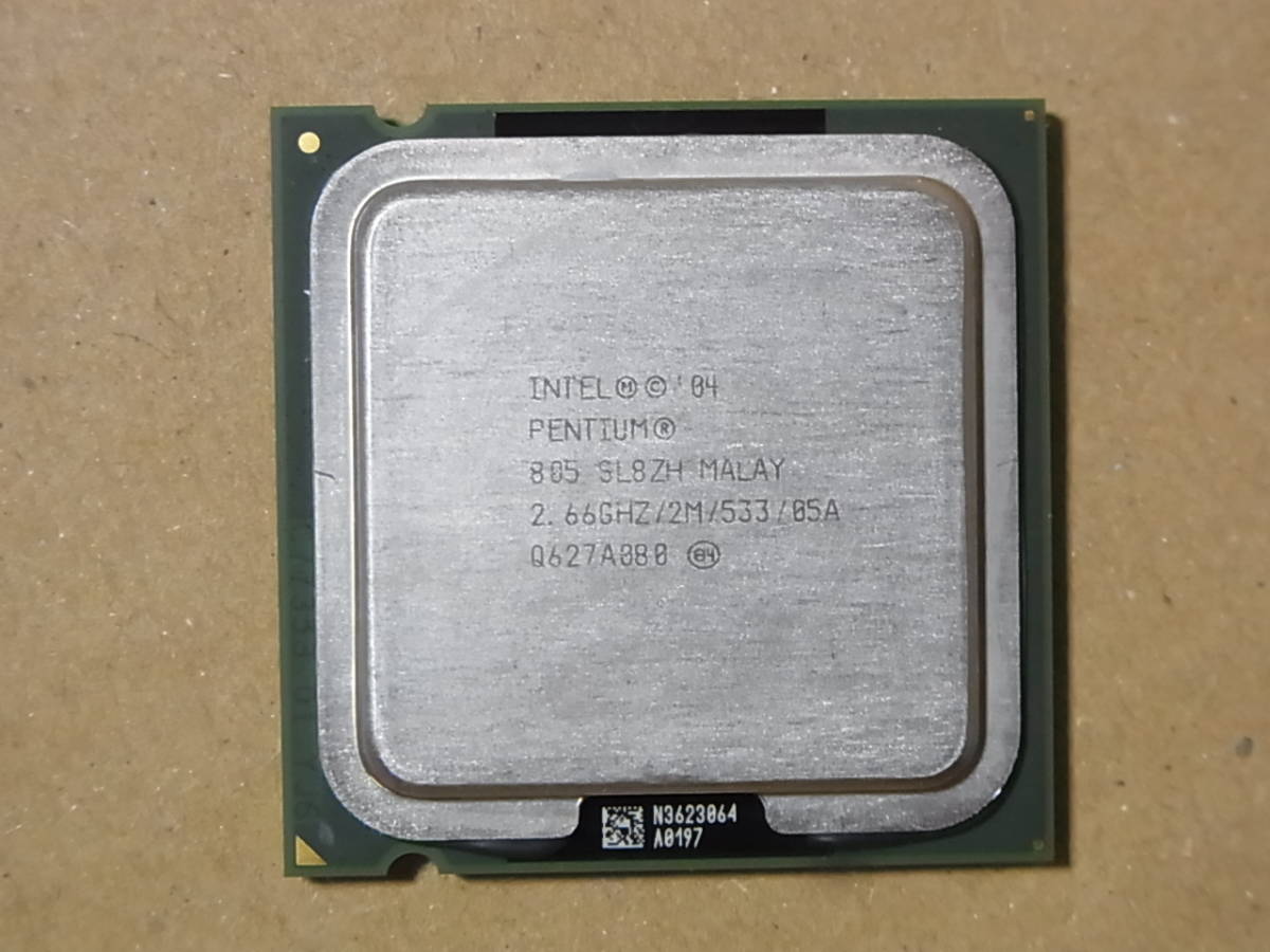 ■Intel Pentium D 805 SL8ZH 2.66GHz/2M/533/05A Smithfield LGA775 2コア (Ci0160)拍卖