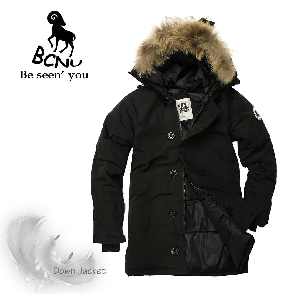 ★送料割引!大きいサイズ マウンテンパーカ ダウンジャケット ブルゾンパーカ フードリアルファー XL 黒 BE SEEN’YOU★未使用拍卖