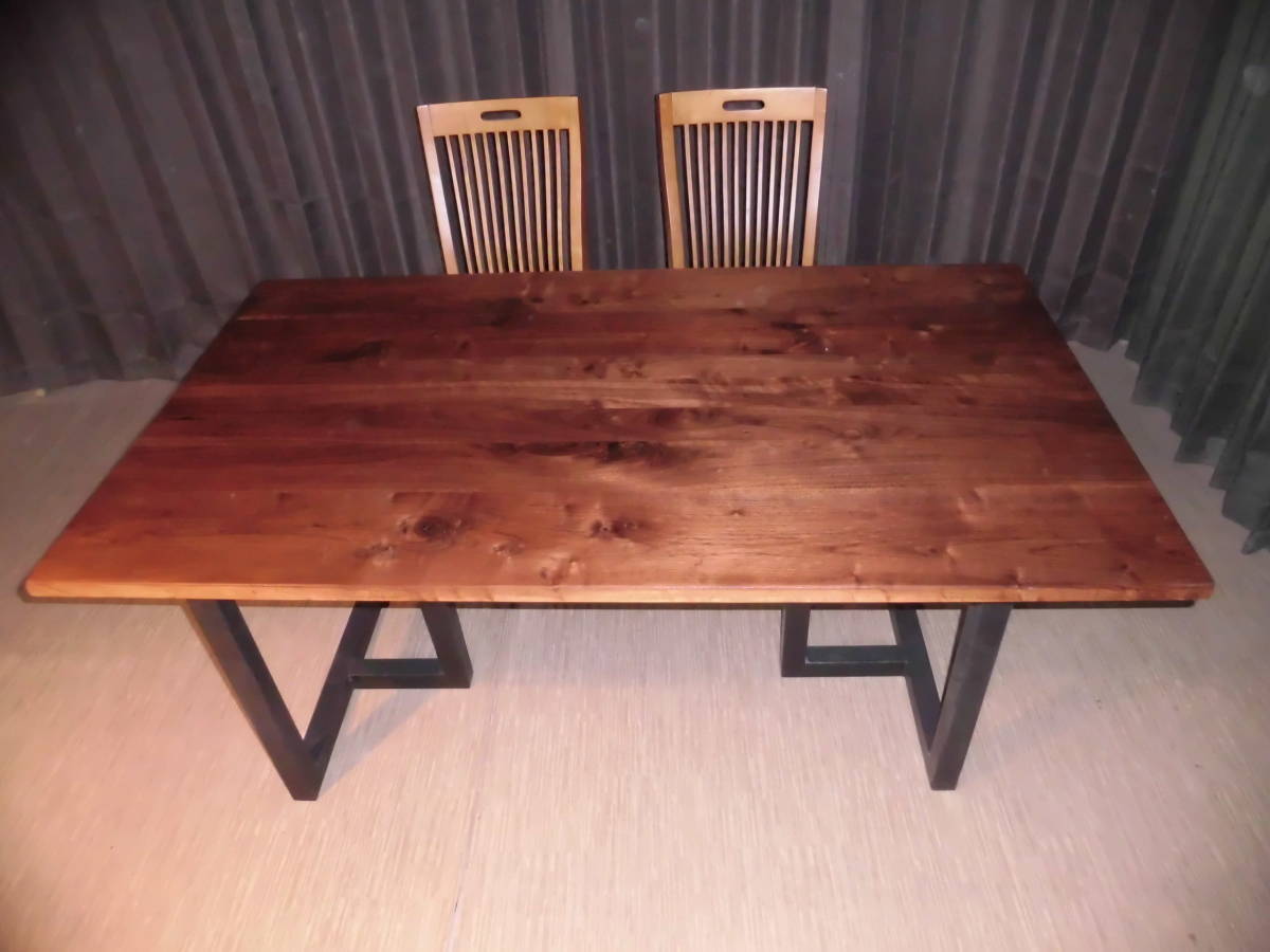 Q064■ ウォールナット テーブル 板 ローテーブル ダイニングテーブル カウンター 座卓 天板 無垢 一枚板 デスク拍卖