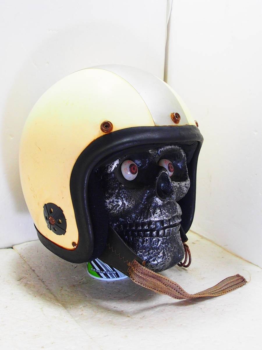 ビンテージ スモールシェル ジェットヘル A.G.V. BONNEVILLE GLADIATOR BUCO McHAL BELL daytona Knuckle pan shovel Side valve flat head拍卖