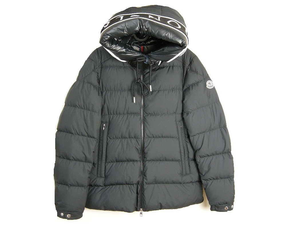 サイズ5(男性XXL-XXXL相当) 新品 本物保証/モンクレール/CARDERE/フードロゴ ダウンジャケット/カルデレ/ダウンパーカー/メンズ/MONCLER/黒拍卖