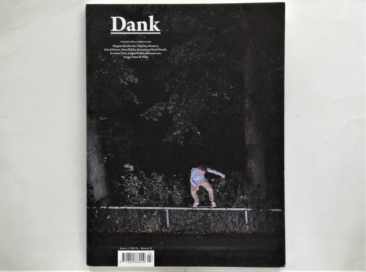 Dank Magazine #3 skate skater skateboard スケート スケボー スケートボード拍卖