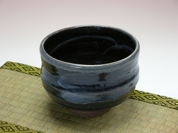 萩焼 山根清玩 作 萩茶碗(流雲)拍卖