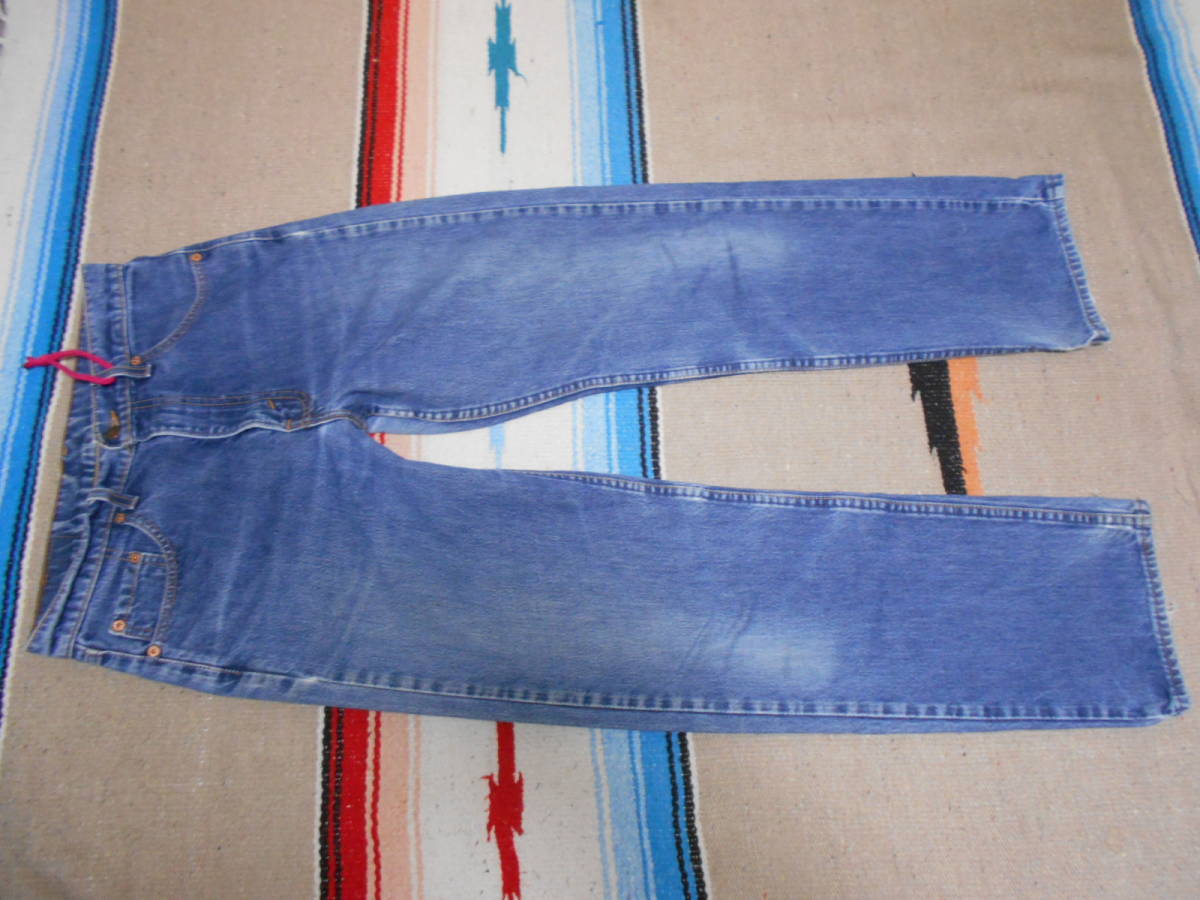 1990年代初頭製 Levi's 519 MADE IN USA リーバイス ストレート ジーンズ VINTAGE JEANS HIPPIE PUNK ROCK ロックスター バイカー拍卖
