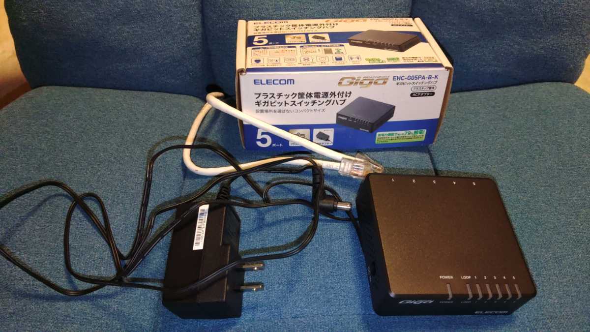 エレコム ギガビットスイッチングハブ 5ポート拍卖