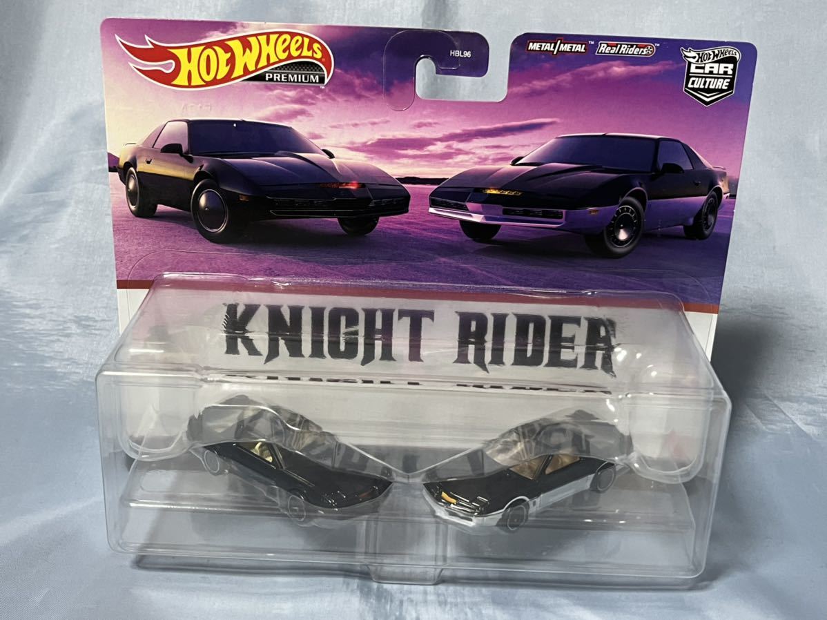 未開封 ホットウィール製  ナイトライダー(トランザム) 2台セット    1/64拍卖