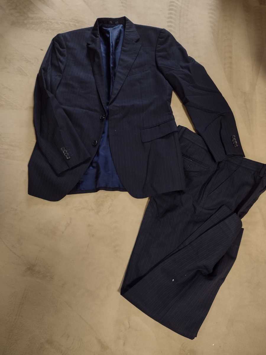 ポールスミス メンズスーツ サイズL 総裏 サイドベンツ ノータック拍卖