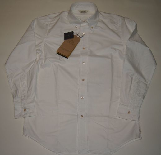 未使用 オルゲイユ ORGUEIL 5081A シーアイランドコットン B/Dシャツ 白 38拍卖