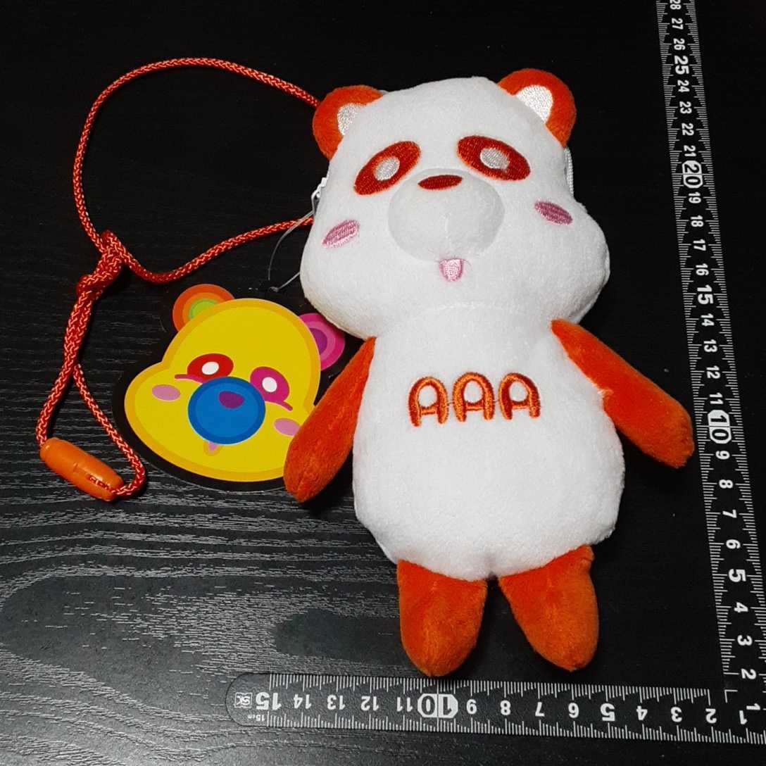 超素敵☆え~パンダ☆ぬいぐるみ☆ネックポーチ☆オレンジ☆残1拍卖