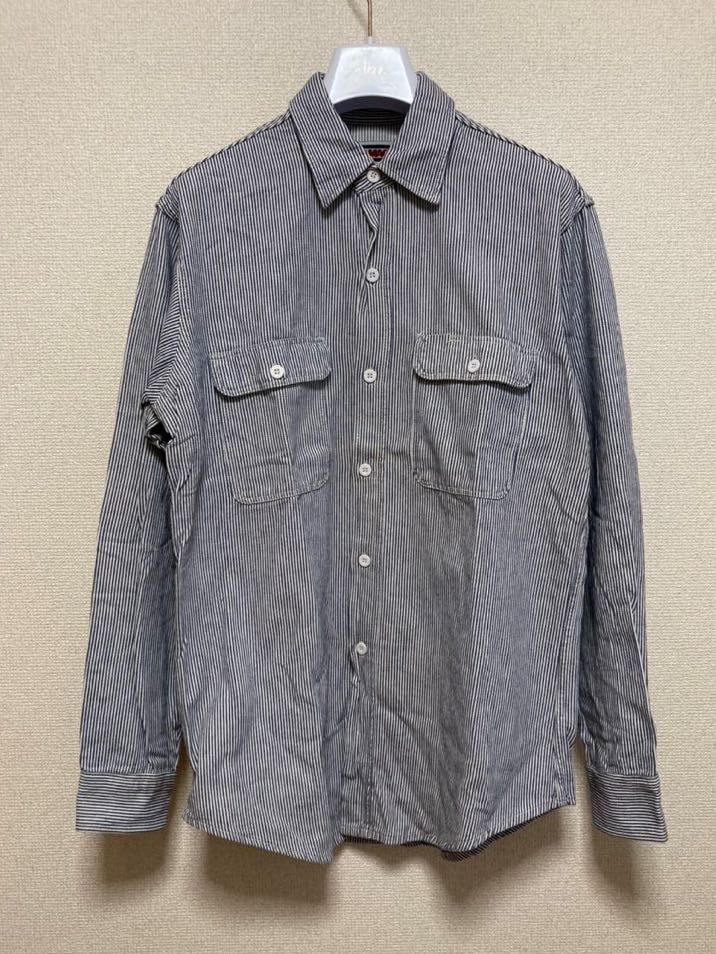 USAヴィンテージ 80's BIG MAC ビッグマック ヒッコリーシャツ ワークシャツ 長袖シャツ拍卖