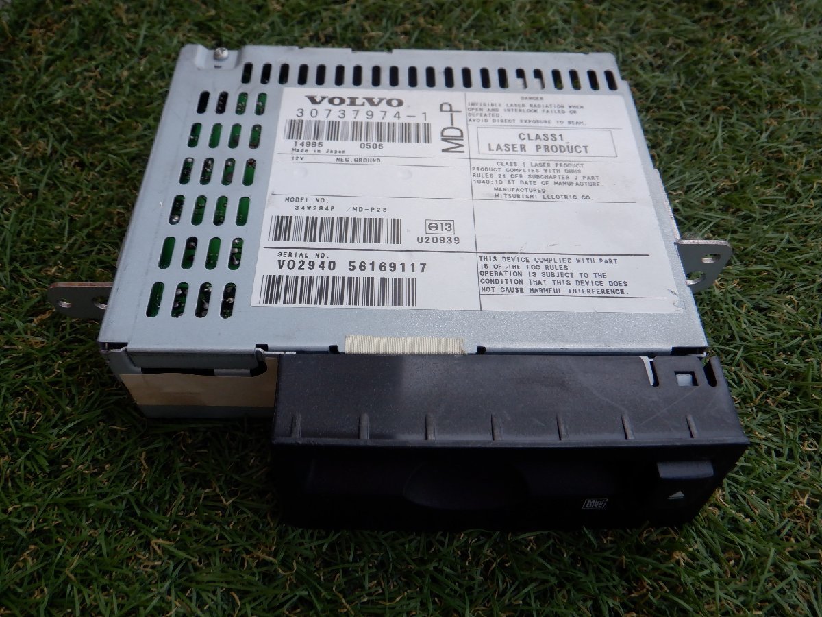 ボルボ純正 VOLVO CBA-CB5254 XC90 2006年 MDデッキ MDプレイヤー 30737974-1 m-22-9-448拍卖
