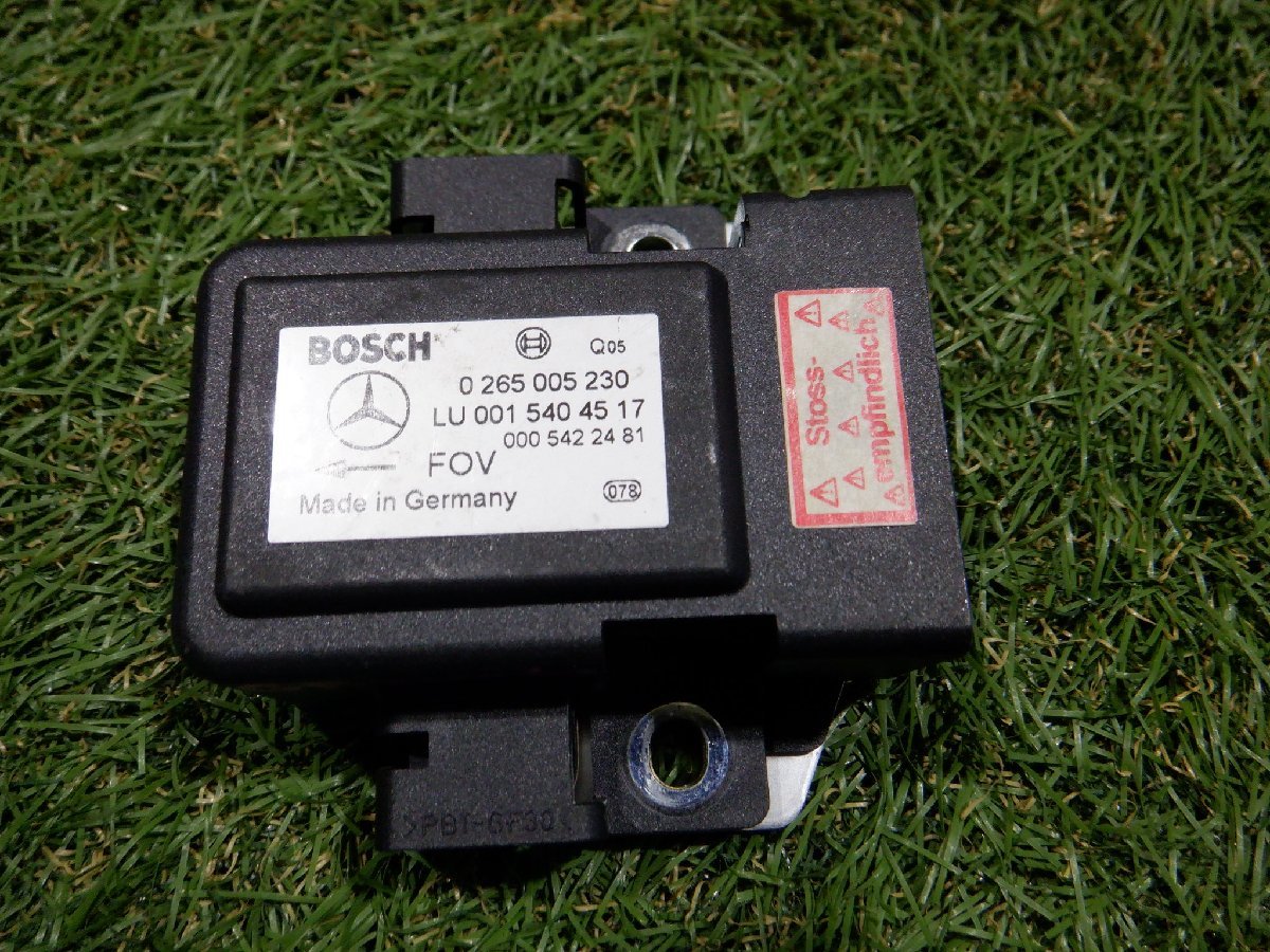 ベンツ純正 W210 E240 Eクラス ヨウレイト ヨウレート ヨーレイト センサー コントロール モジュール 0265005230拍卖