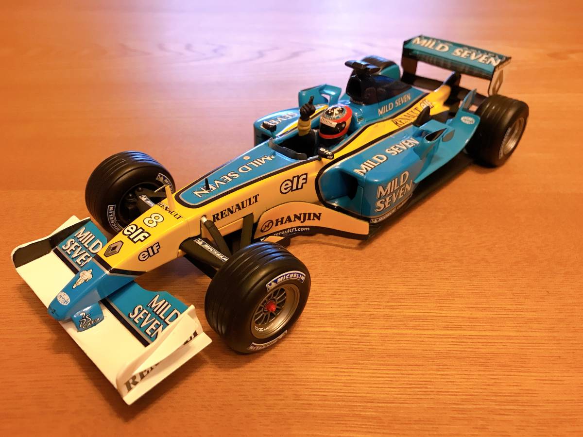 ※ 1/18 HOTWHEELS 【MILD SEVEN】 ルノー R23 #8 F.アロンソ ハンガリーGP優勝 2003拍卖