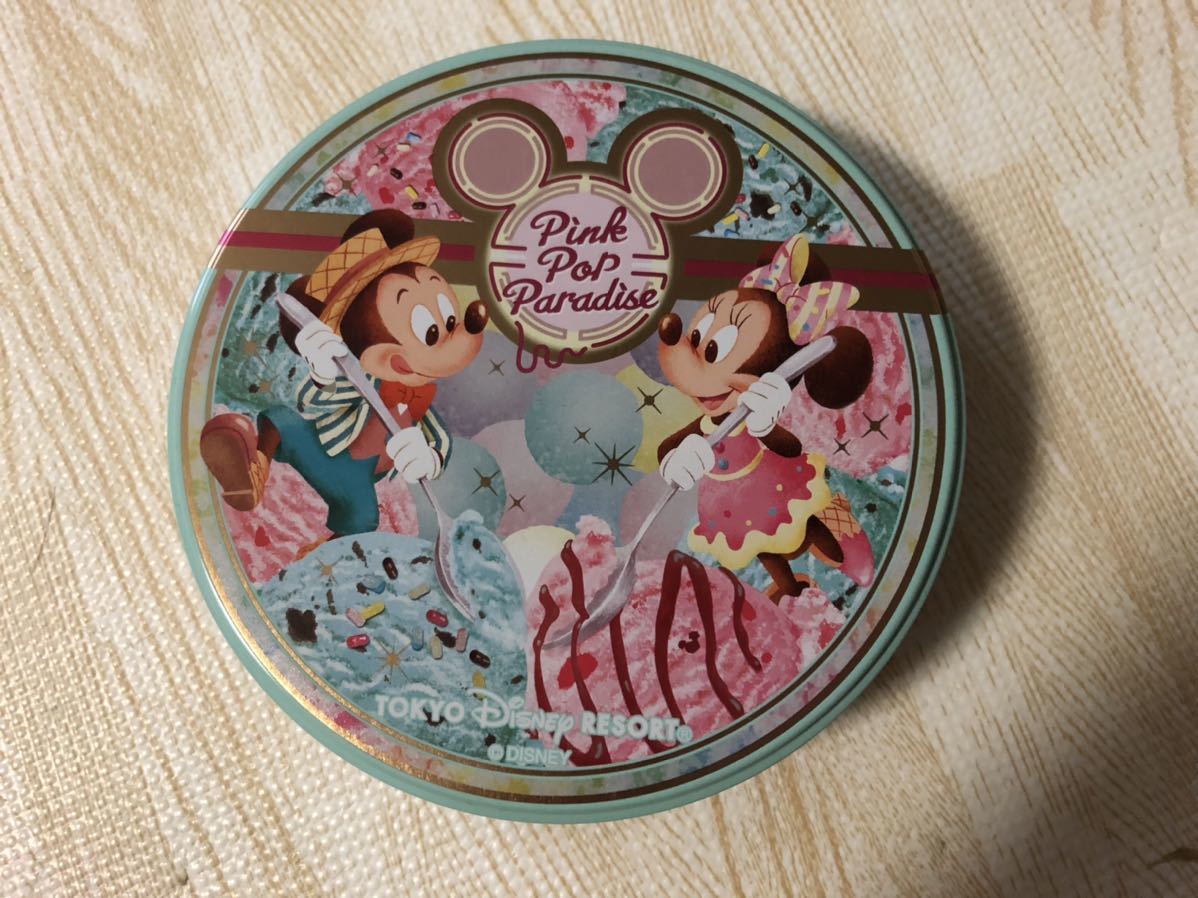 ディズニーリゾート ピンクポッピングパラダイス 缶 ミッキー &ミニー 美品拍卖
