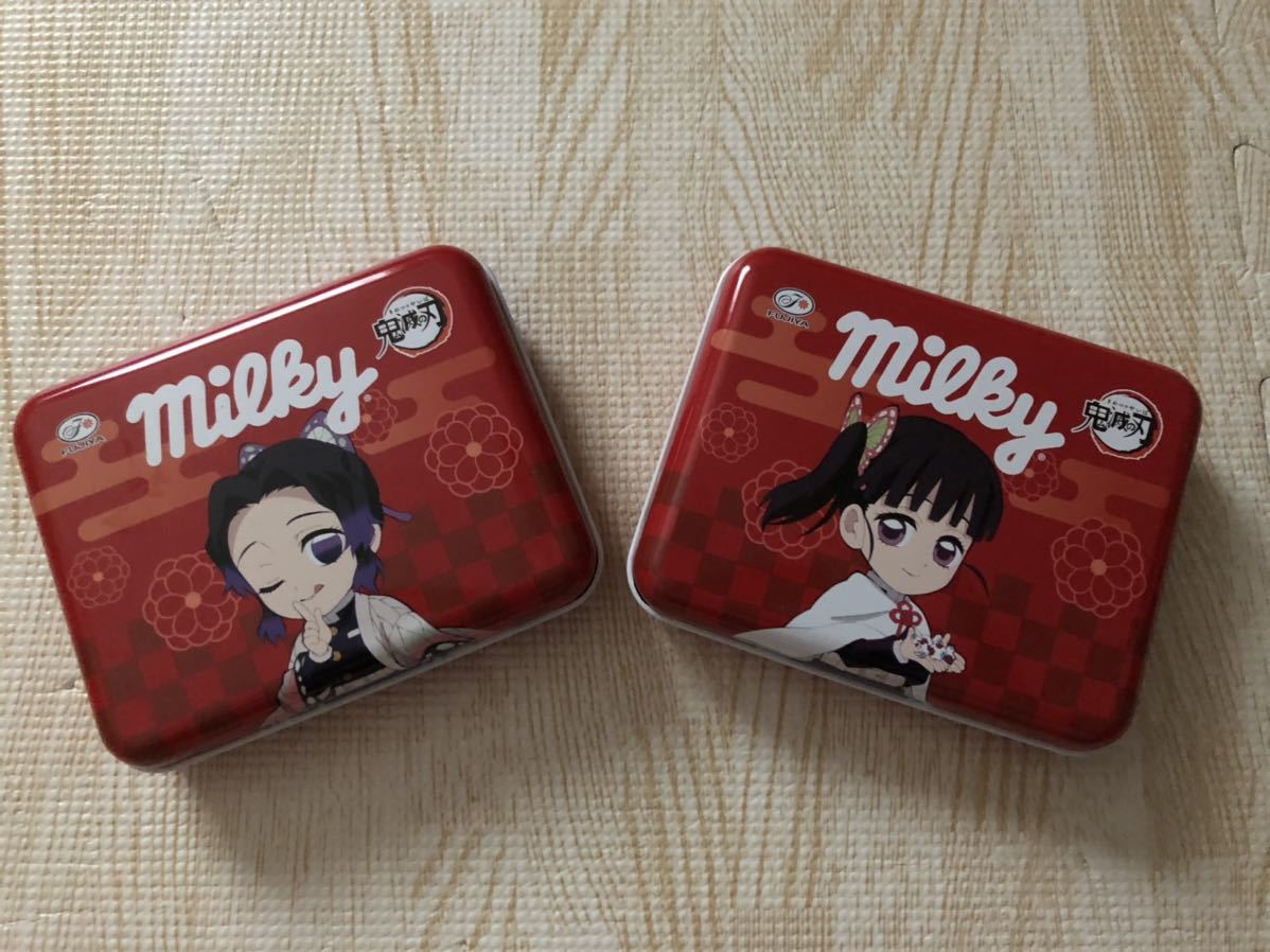 FUJIYA 鬼滅の刃 しのぶ カナヲ ペコ缶 2個セット 美品 炭治郎 猪之助 善逸 禰豆子 不二家拍卖
