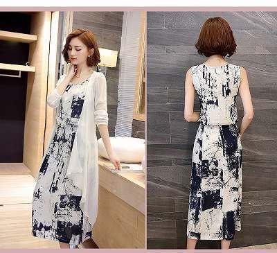 cjx1191★【秋新作】 カーディガン ワンピース ワンピース ロング丈 ポケット カジュアル ヘンプ レディース L拍卖