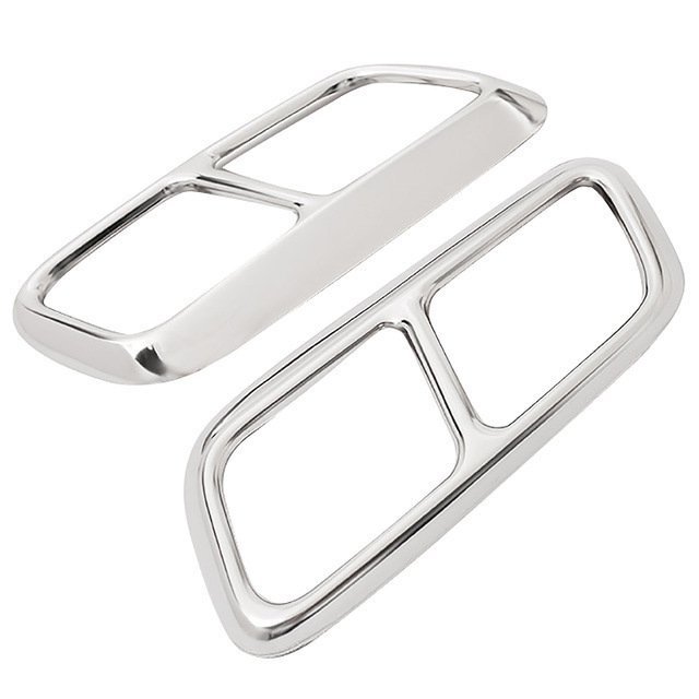 LHK2439★レンジローバー ベラー 2018 304 ステンレス鋼 カー 排気管 カバー トリム アクセサリーベラール ヴェラール マフラー拍卖