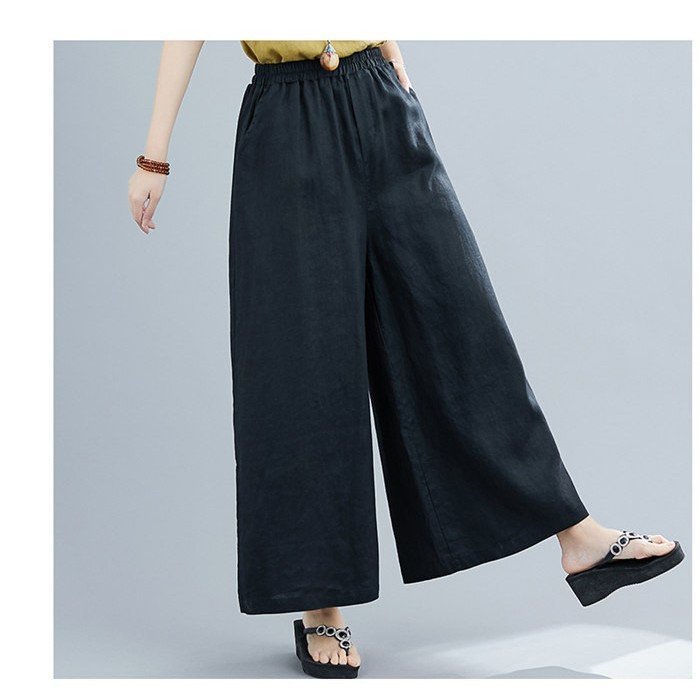 cjx1554★ガウチョパンツ レディース ゆったり リネン ワイドパンツ ガウチョパンツ レディース リネン 夏 ゆったり ボトムス 無地拍卖
