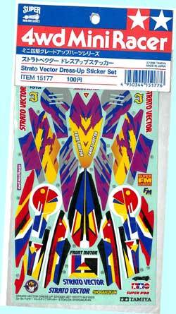 ▲▲#15177 ストラトベクター★1996年 タミヤ純正ミニ四駆ドレスアップステッカー★一次流通 新品未開封未使用・美品◆◆★拍卖