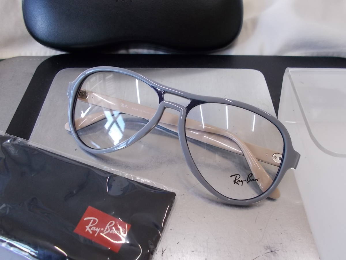 レイバン RayBan バガボンド VAGBOND 眼鏡フレーム RB4355V-8133-55size お洒落 80年代風 レトロ デザイン ティアドロップ アビエーター拍卖