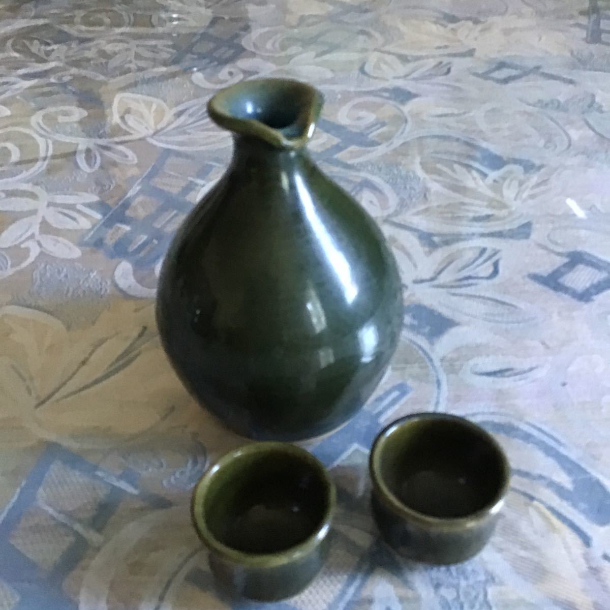 酒器 揃 糸島 陶秀窯 徳利 お猪口(2個) 酒器拍卖