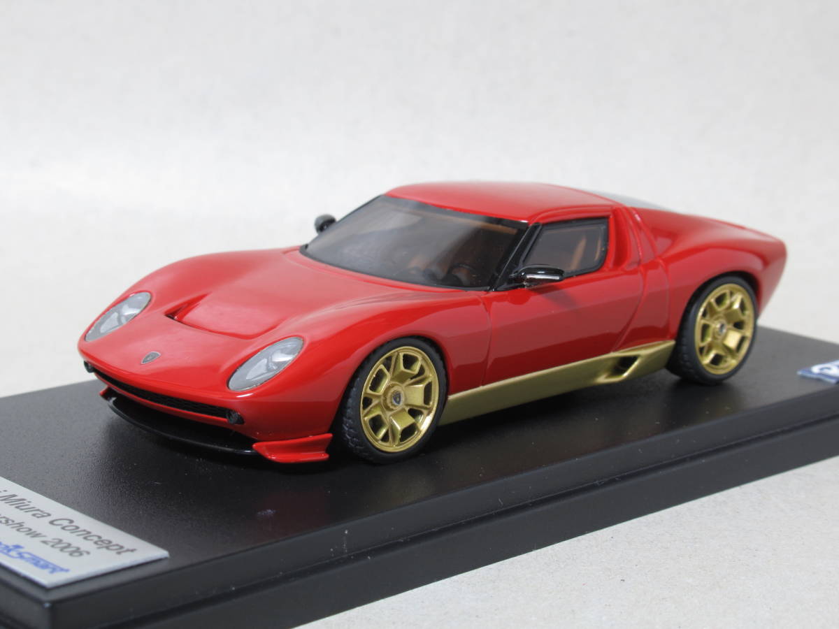 1/43 ルックスマート ランボルギーニ ミウラ コンセプト ロサンゼルスモーターショー 2006 レッド拍卖