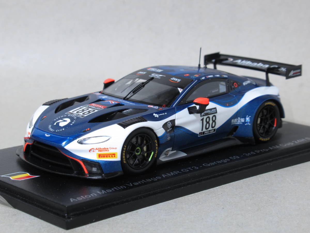 1/43 アストンマーチン バンテージ AMR GT3 ガレージ59 #188 スパ24時間 2020拍卖