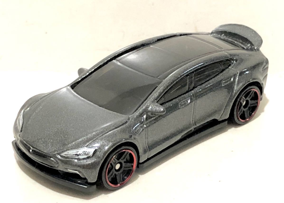 ラスト Tesla Model S テスラ モデル エス Ryu Asada リュウ アサダ 2016 HW Green Speed Metalflake Dark Grey ダーク グレー 絶版拍卖