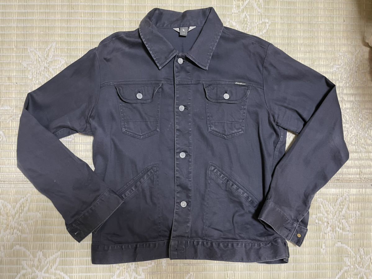 エディバウアー コットンブルゾン Lサイズ ネイビー拍卖