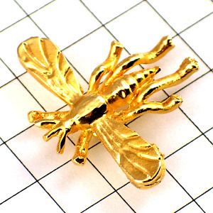 ピンバッジ・蚊ゴールド金色◆フランス限定ピンズ◆レアなヴィンテージものピンバッチ拍卖