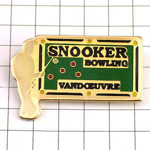 ピンバッジ・ビリヤード台ハスラー撞球場◆フランス限定ピンズ◆レアなヴィンテージものピンバッチ拍卖