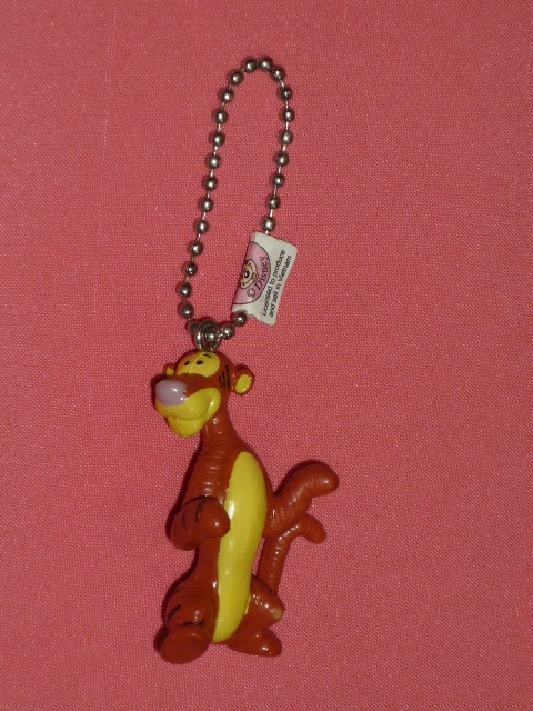 激レア!レトロ ディズニー くまのプーさん キャラクター マスコットキーチェーンホルダー②ティガー拍卖