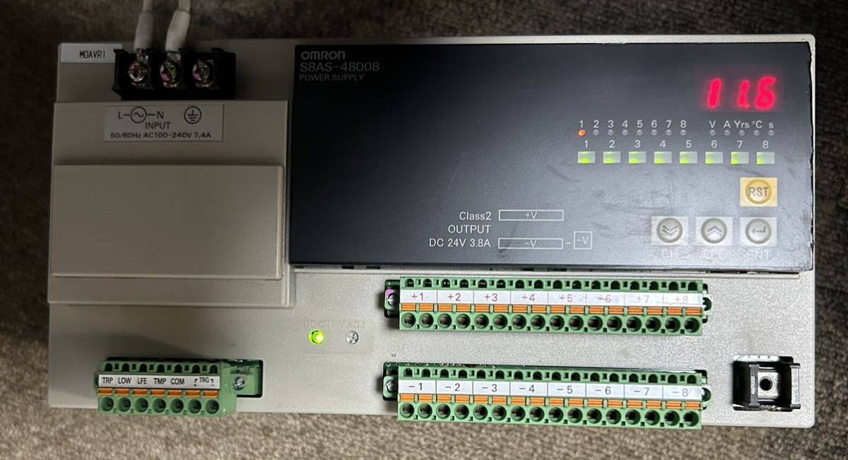 通電確認済 ジャック品 OMRON S8AS-48008 POWER SUPPLY拍卖