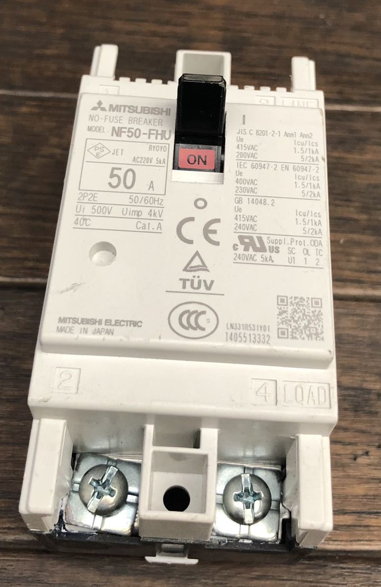 三菱 NO-FUSE BREAKER NF50-FHU 50A拍卖