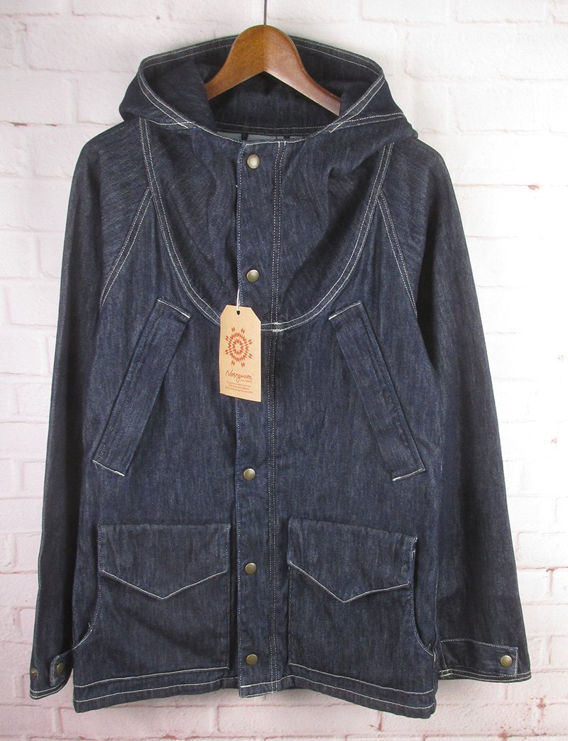 LAJ19494 NASNGWAM ナスングワム ALPS DENIM JK デニムジャケット パーカー S 未使用拍卖