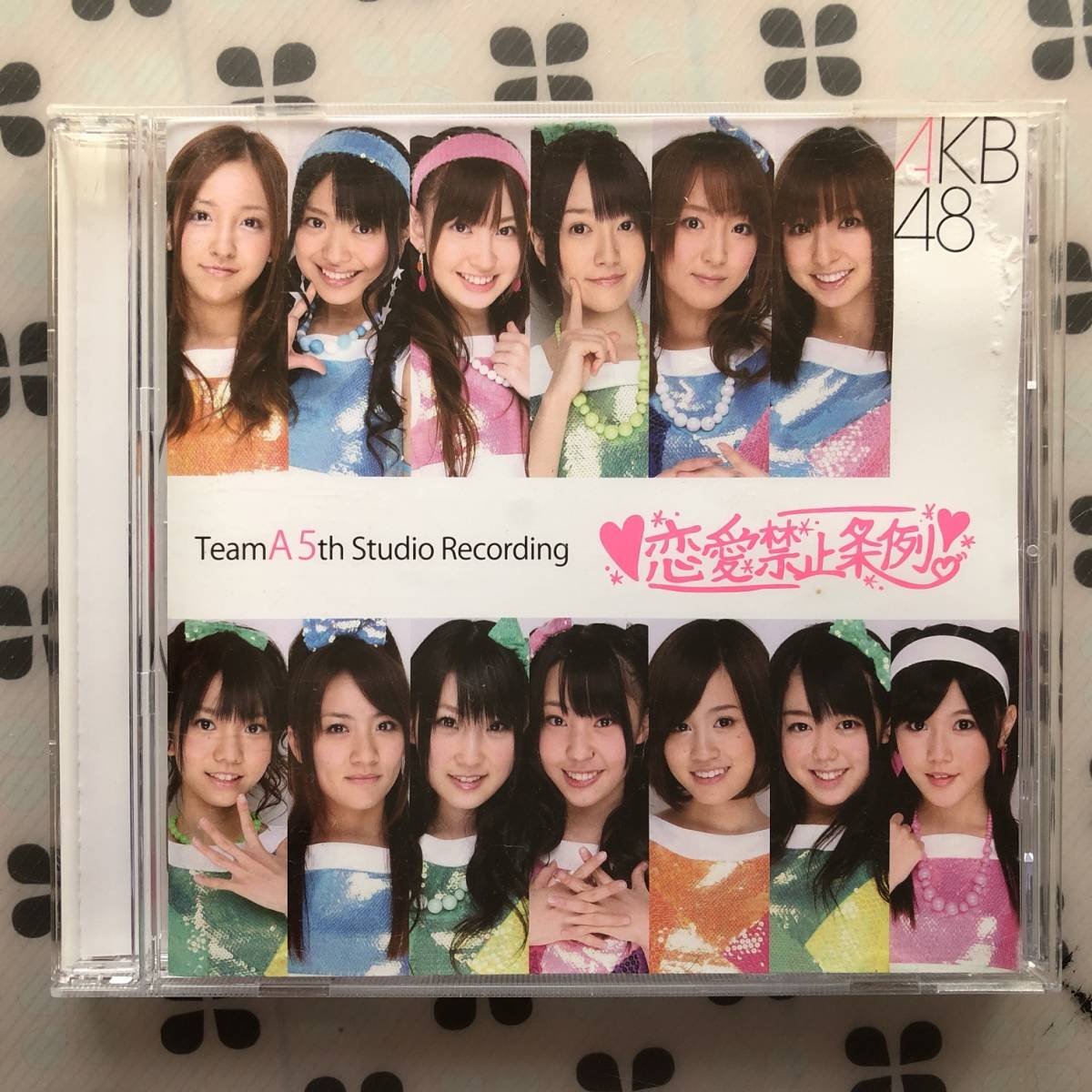 CD AKB48 Team A5th studio Recording 恋愛禁止条例 ブックレット痛みあり拍卖