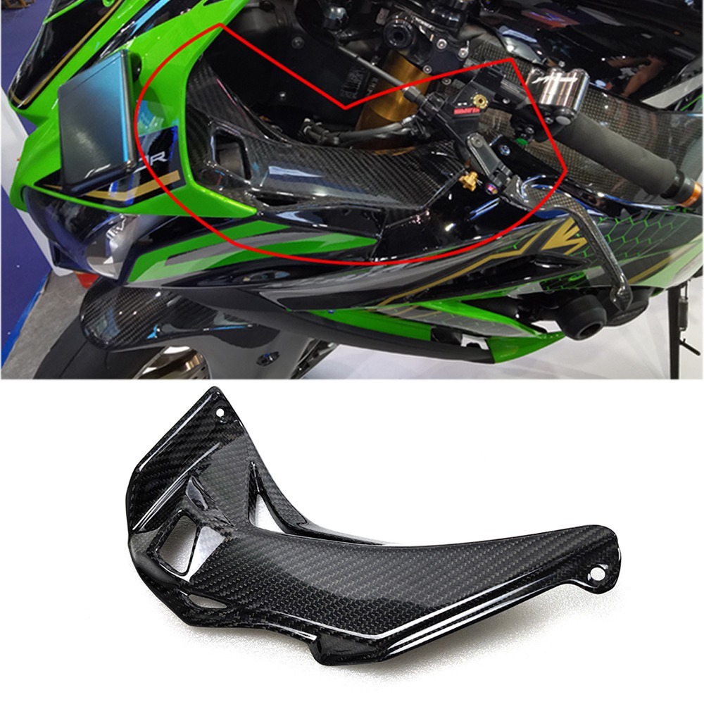 送料無料 KAWASAKI カワサキ ZX-10R 2016-2021 カーボンファイバー サイドカバー フェアリング インナーパネル拍卖